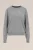 WE Studio – Dames trui van wol en kasjmier – Regular fit – Grijs – Wol –