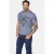 Jan Vanderstorm loose T-shirt HELGO Plus Size blauw