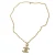 VintageCC Logo and BallPendantNecklace  Ketting