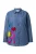 Angel of Style Blouse  blauw denim / gemengde kleuren