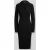 Lauren Ralph Lauren slim fit tricotjurk van mix van katoen en viscose