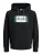 JACK & JONES Sweatshirt ‘JJHayato’  groen / zwart / wit