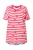Ulla Popken Shirt  zalm roze / wit