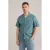 WE Fashion linnen casual overhemd petrol