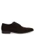 Manfield – Heren – Donkerbruine suède veterschoenen –