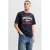 JACK & JONES ESSENTIALS regular fit T-shirt met print – donkerblauw