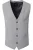 Venti Vest zilver, Effen