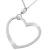 Orphelia ‘Laguna’ Dames 925 Sterling Zilveren Ketting met Hanger – Zilver ZK-7183
