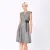 Trapeze -jurk met kruiseffect