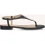 Lauren Ralph Lauren Sandalen Everley 2 Flat Sandal Zwart