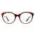 Bvlgari Cat Eye Dames Havana Amber Yellow Clear Glazen frames