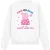 Peppa Pig Dames roze of blauw tante varken houdt van jou sweatshirt