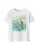NAME IT Shirt ‘NKMFRANS’  smaragd / lichtgroen / zwart / wit
