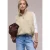 Street One Dames Kort vest met trekkoord in Beige