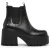 Windsor Smith Zwarte Leren Platform Chelsea Boots – Tricky
