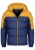 INDICODE JEANS Winterjas ‘Danix’  blauw / geel
