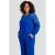Exxcellent gebloemde sweater met borduursels Plus Size – blauw