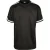 Urban Classics Heren Streep Mesh Oversized T-shirt (Zwart)