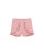 WE Fashion Broek  ombergrijs / pitaja roze / wit