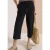3/4-broek met Wide Leg pijpen van mousseline