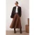 Trendyol Modest Dames Beige Effen Maxi A-lijn Modest Rokken