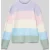 Only regular fit gebreide pullover met breed streepmotief model ‘SANDY’
