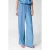 Shoeby wide leg regular waist broek medium blue denim