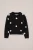 WE Fashion – Meisjes sweater met print – Regular fit – Zwart – Viscose –
