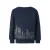 s.Oliver gebreide trui met print – donkerblauw