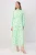 Trendyol Modest Dames Groen Bloemen Maxi Lang Casual Skater Modest Jurken