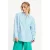 POM Amsterdam gestreepte blouse met krijtstreep blauw