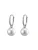 Heideman Oorbellen  zilver / wit
