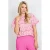 FLURESK top broderie roze