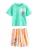 Next Set ‘Mickey Mouse’  mintgroen / oranje / rosa / wit