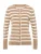 heine Gebreid vest  camel / wit