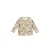 Your Wishes baby longsleeve met all over print en overslag detail wit/groen/bruin
