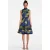 Marcell von Berlin Women‘s Floral Fabric Midi Dress Blue Lilly Print