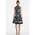 Marcell von Berlin Women‘s Floral Fabric Midi Dress Blue Lilly Print