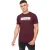 Crosshatch Heren Jamstate T-Shirt (Rum Rozijn)