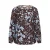 Kaffe Curve gebloemde blousetop Plus Size – bruin