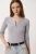 Slim Fit U-Hals Lange Mouwen Blouse