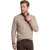 William Lockie lamswol trui beige wijde fit