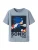 NAME IT Shirt ‘NKMACTIS’  blauw / opaal / rood / zwart
