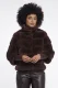 Rino & Pelle Feline.7002611 Jacket With Rib Cuffs Jackets 11099 Coffee Roast