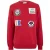 Diadora Heren Sailing Patch Regular Sweatshirt met lange mouwen (Rood)