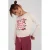 Jubel longsleeve Moon Flowers offwhite/roze/paars