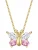 Rafaela Donata Ketting  goudgeel / pink