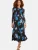 love & roses Jurk  blauw / kobaltblauw / lila / zwart