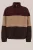WE Fashion – Heren relaxed fit teddy trui met quarter-zip – Relaxed Fit – Bruin – Katoen –