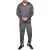Lonsdale Joggingbroek voor heren van een polyester-mix uit de Essential-collectie (Houtskool mergel)